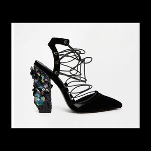ASOS Black Embellished Heels